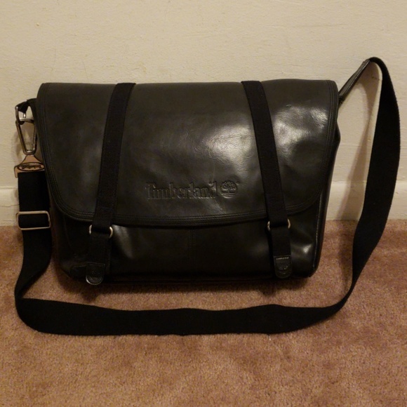 timberland black bag